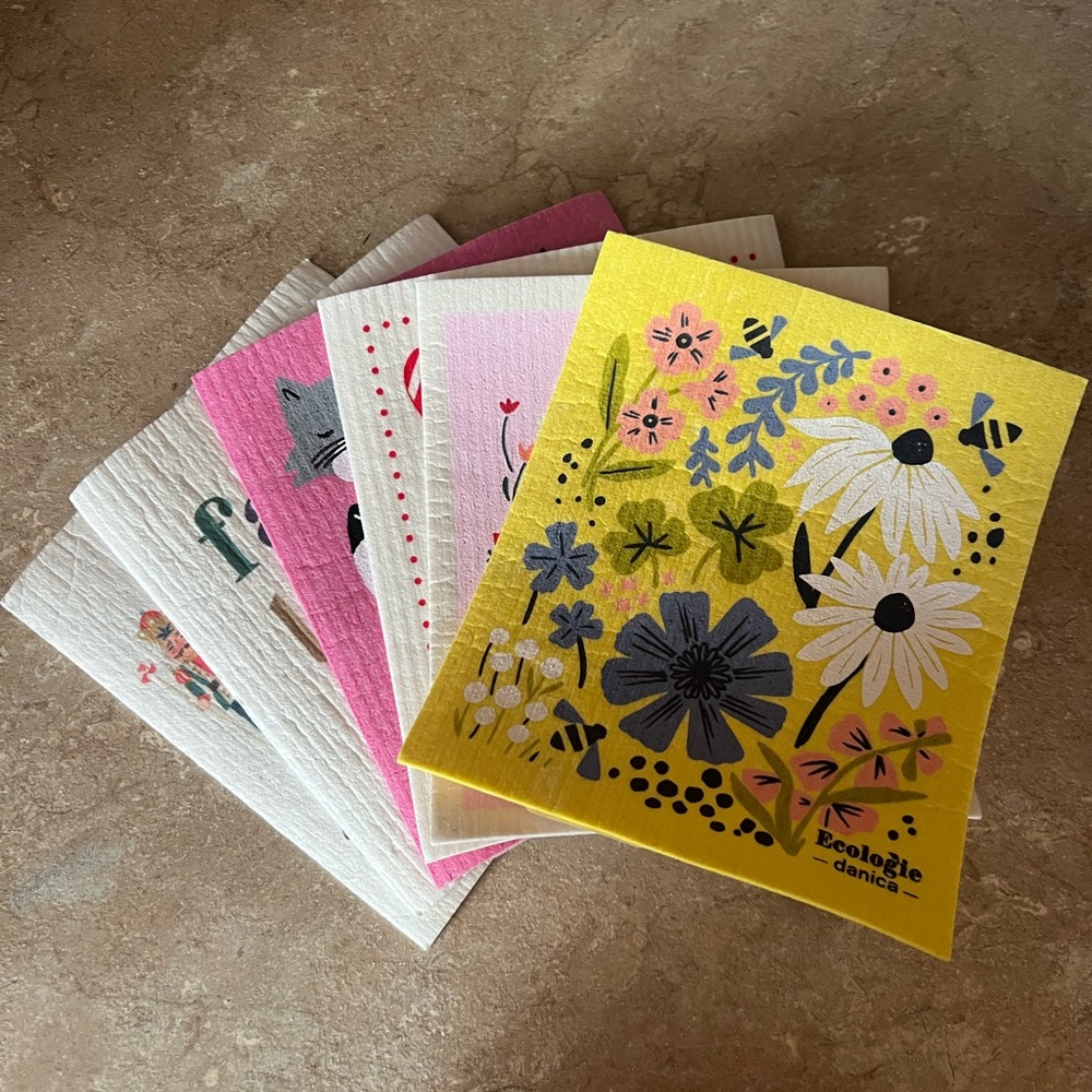 Ecologie by Danica Floral Dishcloth Set